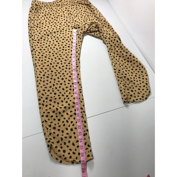Marine Layer Allison Pant Women's M Spotted Cheetah Soft Modal Lightweight - Picture 12 of 12